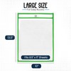 Essex Wares - 6 Pack, Green, Dry Erase Pocket Document