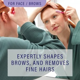 Schick Hydro Silk Schick Hydro Silk Touch-Up Dermaplaning Tool with Precision Cover, 3ct | Dermaplane Razor, Face Razors for Women, Eyebrow Razor, Facial Razor, Dermaplaning Razor, Womens Face Razor Peach Fuzz Remover