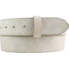 BELTINGER Belt Made of Soft Full Cowhide Leather Used Look without Buckle 4 cm Jeans Belt Women Men 40 mm Vintage Look, Mist