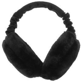 COHEALI Winter Earmuffs, Winter Ear Warmers, Fluffy Earmuffs, Soft & Warm Earmuffs, Outdoor Ear Warmers for Cold Weather (Black), black