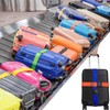 4Pcs Luggage Straps for Suitcase Travel Accessories TSA Approved, 80In