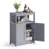 VASAGLE Bathroom Floor Cabinet, Free-Standing Storage Cabinet with 3 Drawers,