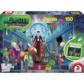 Schmidt Spiele 56478 Monster Loving Maniacs, Funny Monster Party, 150 Pieces, Children's Puzzle, Colourful