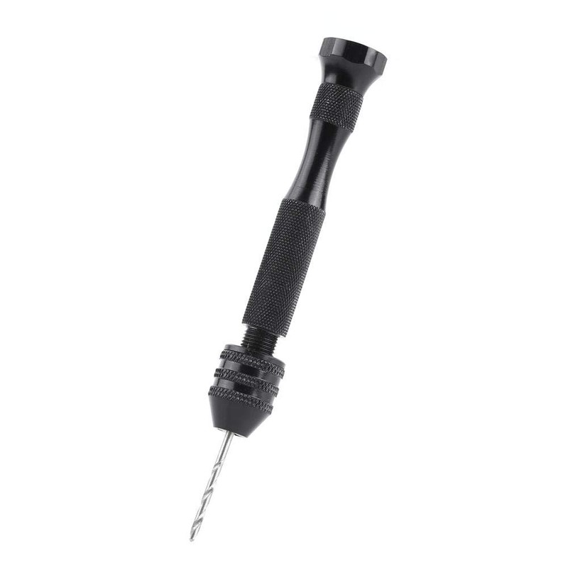 Broca manual de precisión de tornillo negro con brocas giratorias
