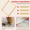 12 Pcs 3 Sets Stretcher Bars for Needlework 6 Sizes