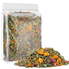 MEWTOGO 20OZ Chicken Nesting Herbs - Natural Nesting Box Herbs in Premixed 6 Dried Flower Herbs for Freshening Chicken Coop Promote Egg Production