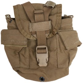 US Military Molle II Coyote General Purpose Canteen Pouch FILBE Brown