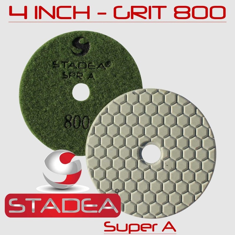 Stadea DPPD04SPRA400G1P Dry Concrete Diamond Polishing Pad for Concrete Stone