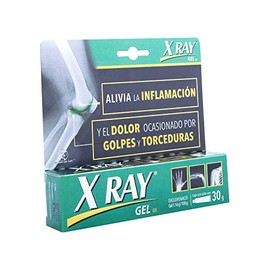 X RAY - Gel. Alivia la inflamación y el dolor ocasionado por golpes y torceduras. Caja con tubo de 30g.