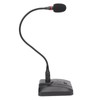 Gooseneck Condenser Microphone Flexible 6.35mm Wired Desktop Microphone for Broadcasting