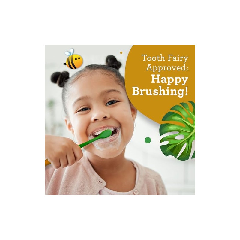 GuruNanda Butter On Gums - Cepillo dental para niños, paquete