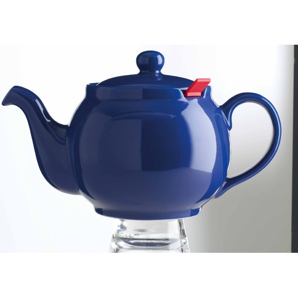 London Teapot Company-Chatsford 6-Cup Teapot with One Red Filter, Blue