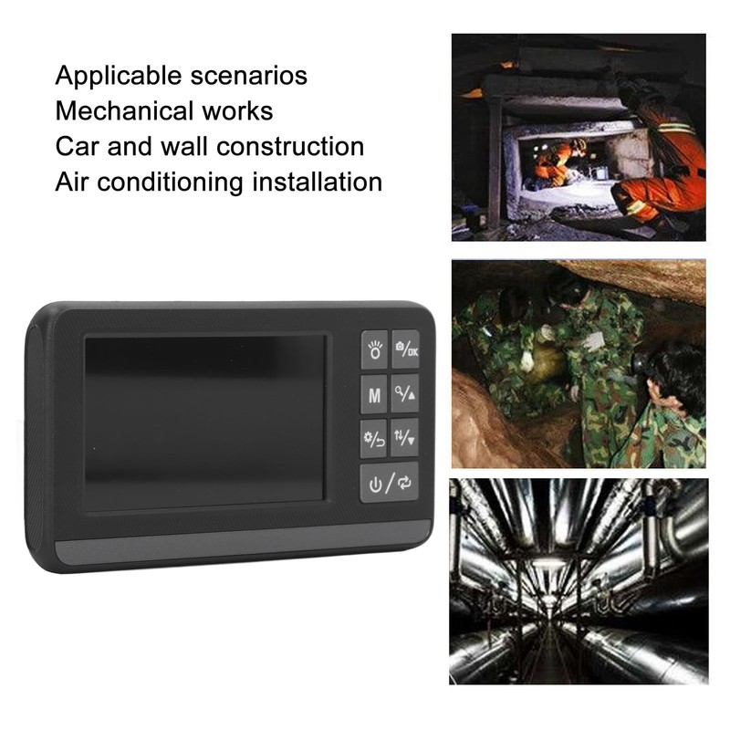 Endoscope 4.3Inch Screen 1080P HD Single Lens Borescope IP67 Waterproof