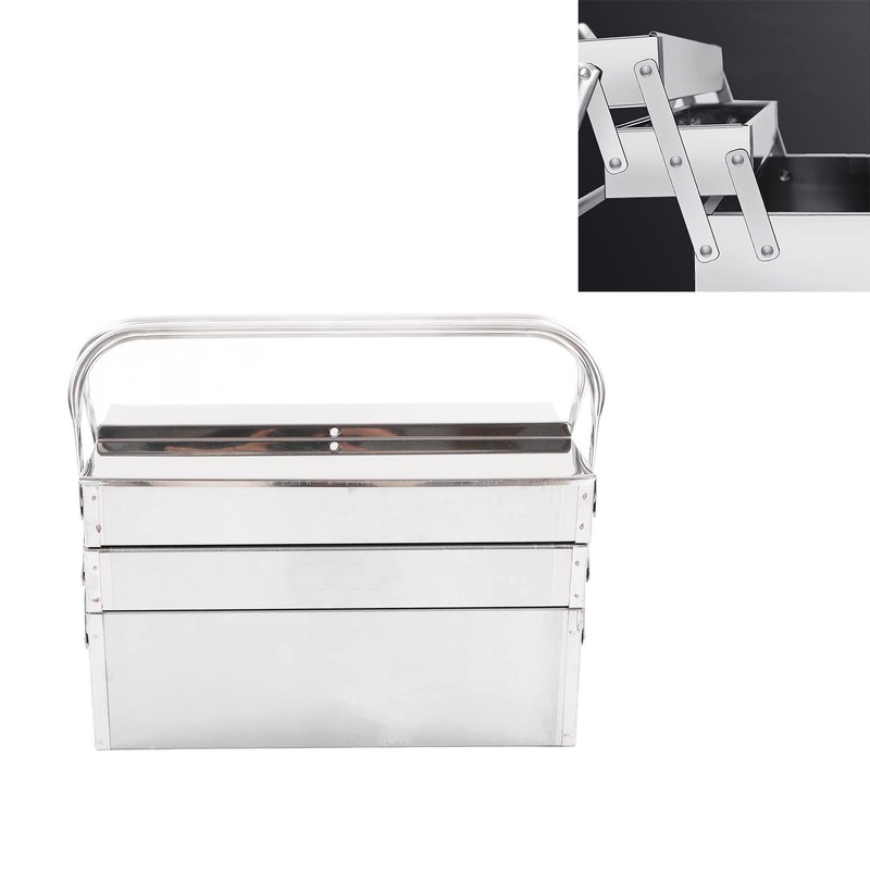 Cantilever Tool Box Organizer, Heavy Duty Metal Cantilever Tool Box