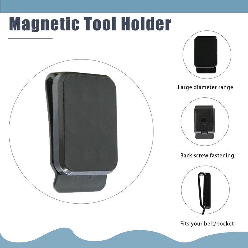 Magnetic Tool Holder Super Strong Tool Holster, Magnet Belt Clip