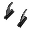 2 PCS Sword Holder Acrylic Wall Mount Polished Strong Load