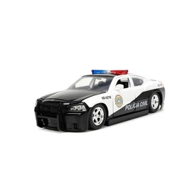 Jada 253203079SSU 1:24 FandF 2006 Dodge Charger Police CAR, Multicoloured