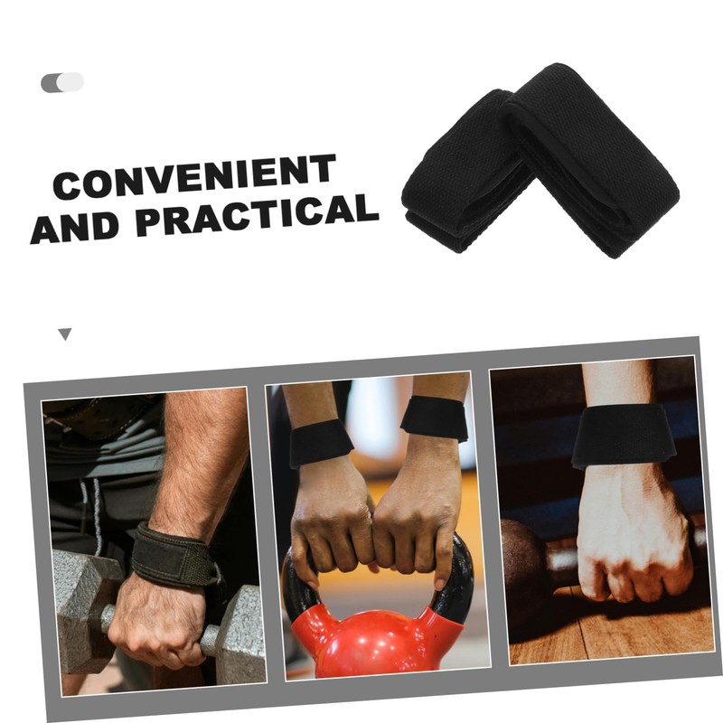 Mipcase 1pair Wrist Wraps for Weightlifting and Deadlifts Wrist Support