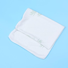 Toyvian Ergonomic Bamboo Fiber Neck Pillow Cover for Cervical Relief Breathable Memory Pillowcase with Hair Protection Soft High-density Fabric for Back Side and Stomach Sleepers