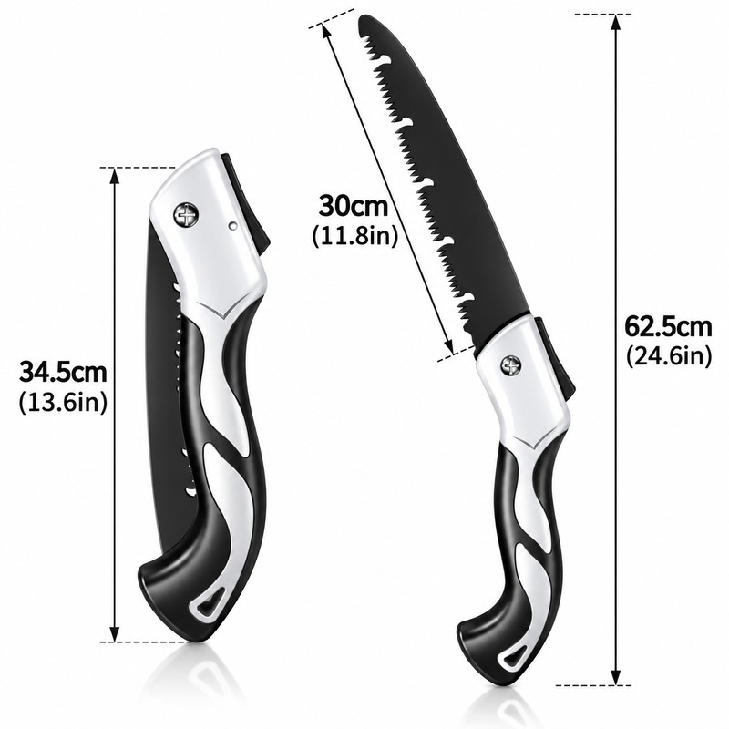 Folding Hand Saw for Tree Pruning and Wood Cutting –
