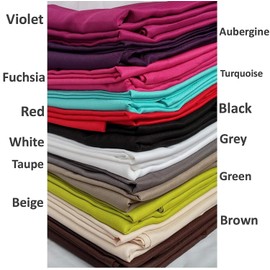 HomeDirectIE Extra Large Easy-Care Quality Rectangular Fabric Tablecloth Table Cover 140x240cm 55"x94"