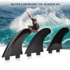 Tri Fin Thruster Set Nylon Plastic Surfboard Fins FCS Single