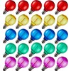abulber G40 Multicolor Led Outdoor String Light Bulbs,Shatterproof Waterproof, E12