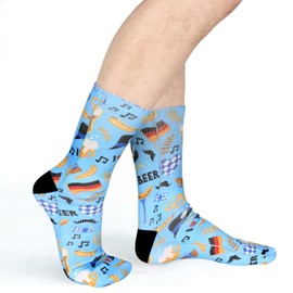 Benefeet Sox Unisex Mens Funny Crazy 3D Printed Patterned Socks Kids Youth Cool Colorful Design Athletic Novelty Basketball Tube Socks