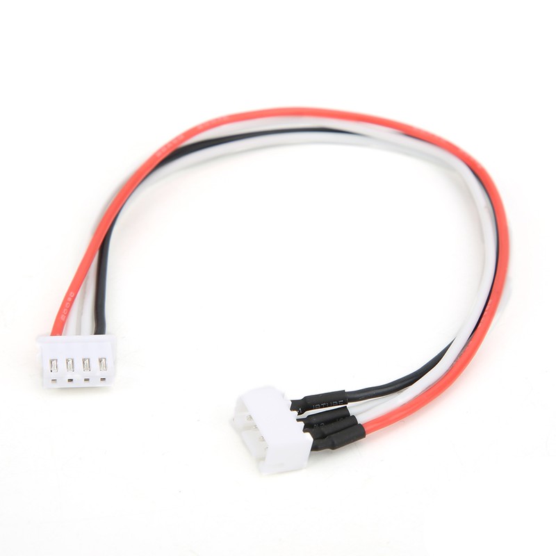 10pcs 20cm XH4P Male to Female Balance Extended Silicone Cable