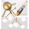 Dellemade DD00134B Plug in Sputnik Chandelier 12-Light Pendant Light with