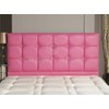 CROWNBEDSUK REGAL FAUX LEATHER HEADBOARD IN 2ft6,3ft,4ft,4ft6,5ft,6ft, 26'' HIGH PINK,