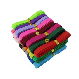 Jesep 100 Yards 1/4" 0.6CM Soild Grosgrain Ribbon Boutique Gift Wrapping Package Ribbon, DIY Crafts Bow Hair Headband Accessories Assorted Ribbon (1/4" 0.6CM)