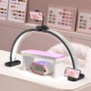 Half Moon Manicure Table Light: 31-inch Half Moon Light For