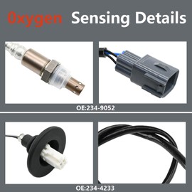 Liangchi Air Fuel Ratio O2 Oxygen Sensor 234-4233 234-9052 for Pontiac Vibe 1.8L 2005-2008, Toyota Corolla/Matrix 1.8L 2005-2008