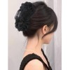 FASELE バンスクリップ ヘアクリップ カジュアル 可愛い ふんわり ふわふわ ヘアアクセサリー 髪留め 人気
