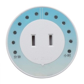 Outlet Timer, a Power Wall-Mounted Countdown Socket with a Switch, Two USB Ports, Timing 10min to 12 Hours, for Phone Household Electric Appliances Charger Us Plug