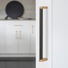 BUKOBYHE 10 Pack 7.5Inch(192mm) Kitchen Cabinet Handles Black and Champagne
