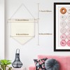 FVIEXE 6PCS Canvas Banner Blank, Canvas Banners with Wooden Dowel,