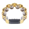 Tambourine Double Row Floral Design Percussion Jingles Hand Instrument for