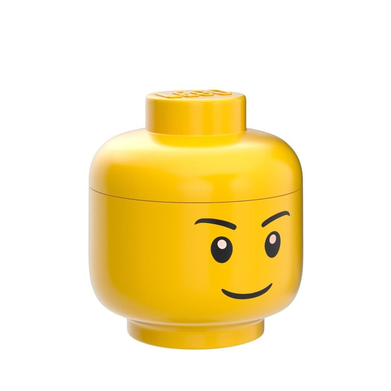 Room Copenhagen 40311724 4032 Boy Storage Head, Plastic, Yellow