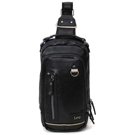 Lee Body Bag One Shoulder 2WAY with Hand-held Handle Antique Leather-like Synthetic Leather, Camel, Free size