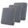 Flamingo P High Stretch Seat Cushion Cover Sofa Cushion Furniture Protector for Sofa Seat Sofa Slipcover Sofa Cover Soft Flexibility with Elastic Bottom (3 Seat Cushion Cover, Charcoal Gray)