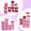 16 Rooms Huge Dollhouse, 10" x 6" x 11" Doll
