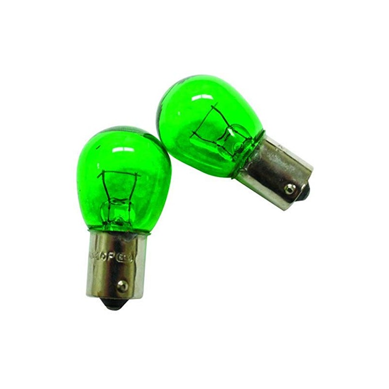 IPCW CWB-1156G Green Twist Mount 1156 Bulb - Pair