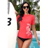 BesserBay Women's Short-Sleeved Rash Guard with Beautiful Patterns, UV Shirt