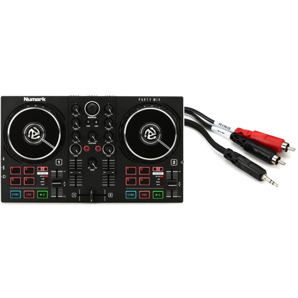 Numark PARTYMIXII + Hosa CMR-210 Value Bundle