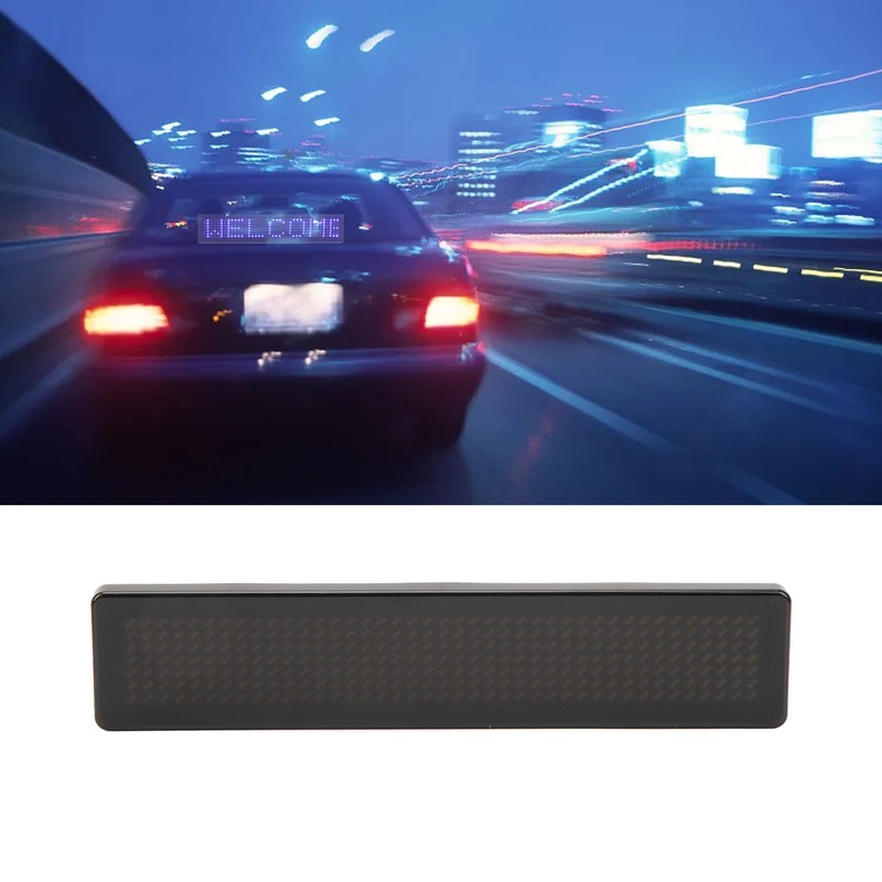 LED Car Sign Remote Control Programmable Advertising LED Sign Screen