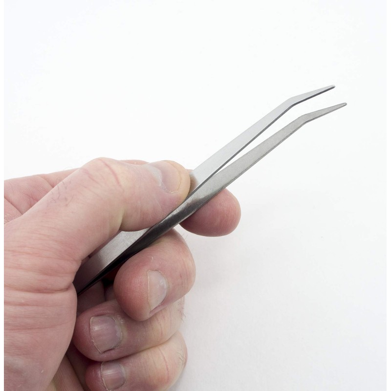 HAND ® Economy Sewing Machine Tweezers 5" Pack of 2