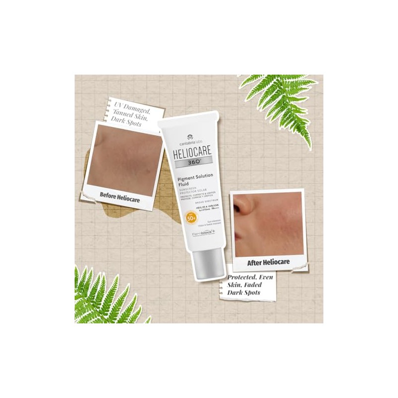 Heliocare 360° Protector Solar, Pigment Solution Fluid SPF 50+ 50