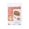 KIYOHARA HAPPY COTTONN Knitting Meal Pouch Kit with Hamburger Recipe